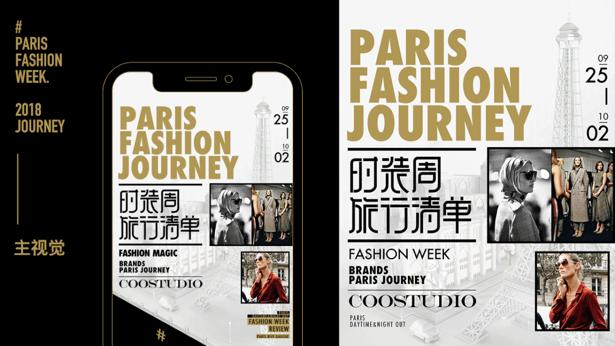 Paris Fashion  week journey list