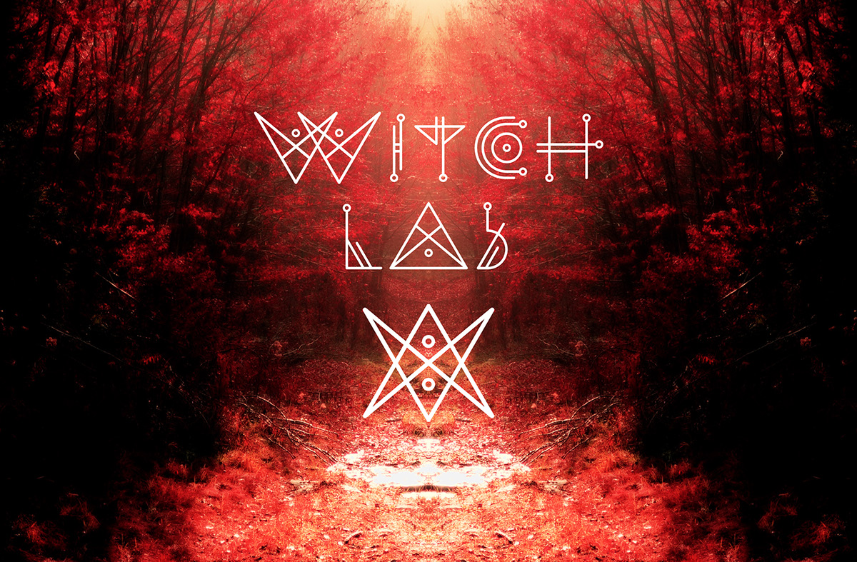 witch  witch lab  typography Typeface witch house font alchemy Magic   warlock wizard druid hebrew agrippa celeste transitus fluvi