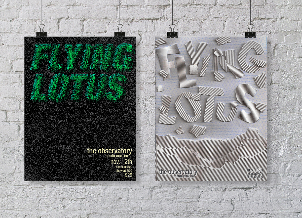 Flying lotus flylo poster Poster Design The Observatory