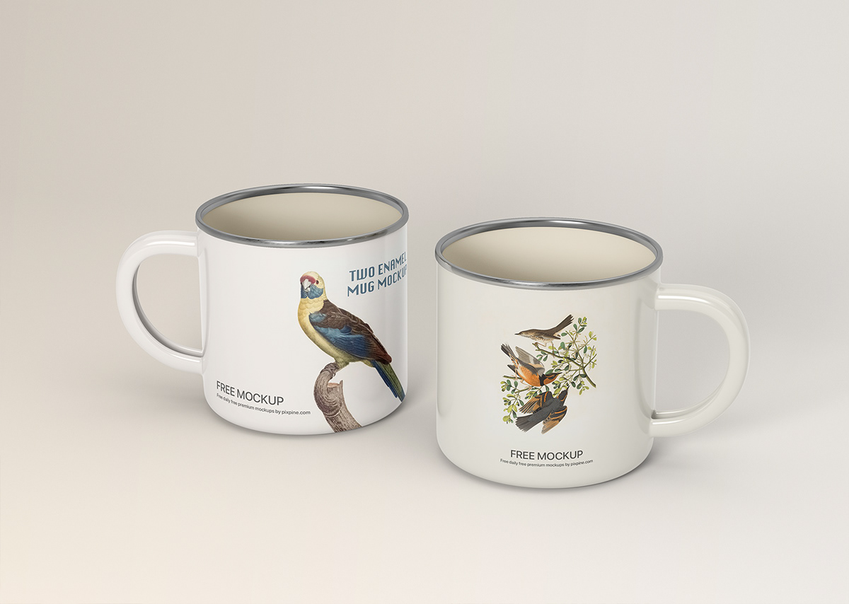 branding  camping Coffee design enamel free mockup  Mug  photoshop Print on demand psd template