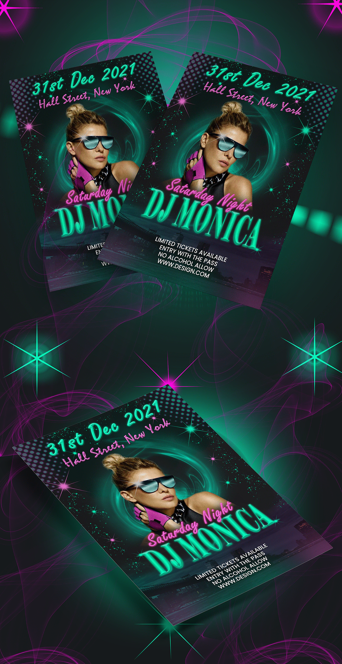 chrismas flyer dance party flyer DJ Flyer Festival Flyer function flyer music flyer new year flyer party flyer party pamphlet promotional flyer