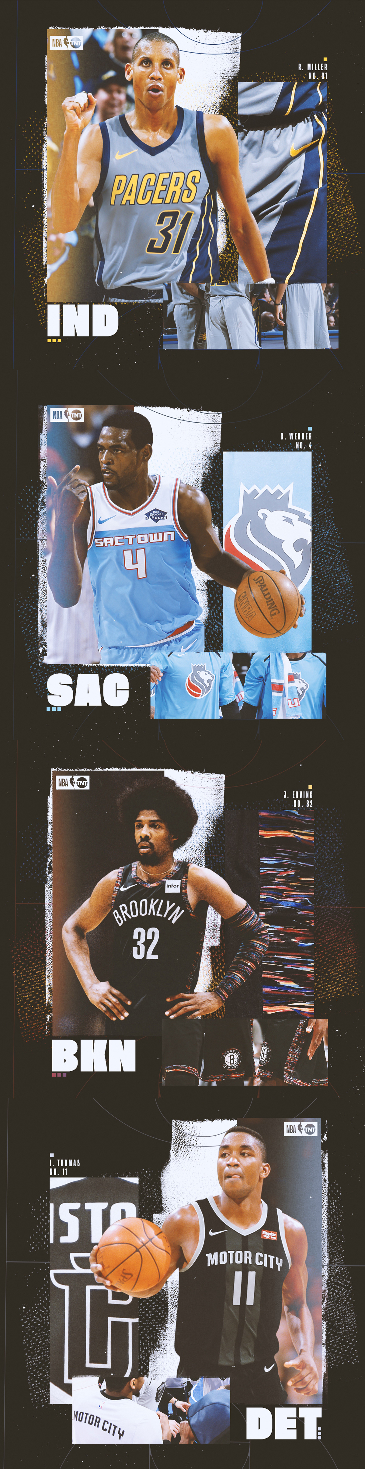 Nike basketball SMSports NBA kobe Shaq NBA on TNT collage Sports Design Michael Jordan