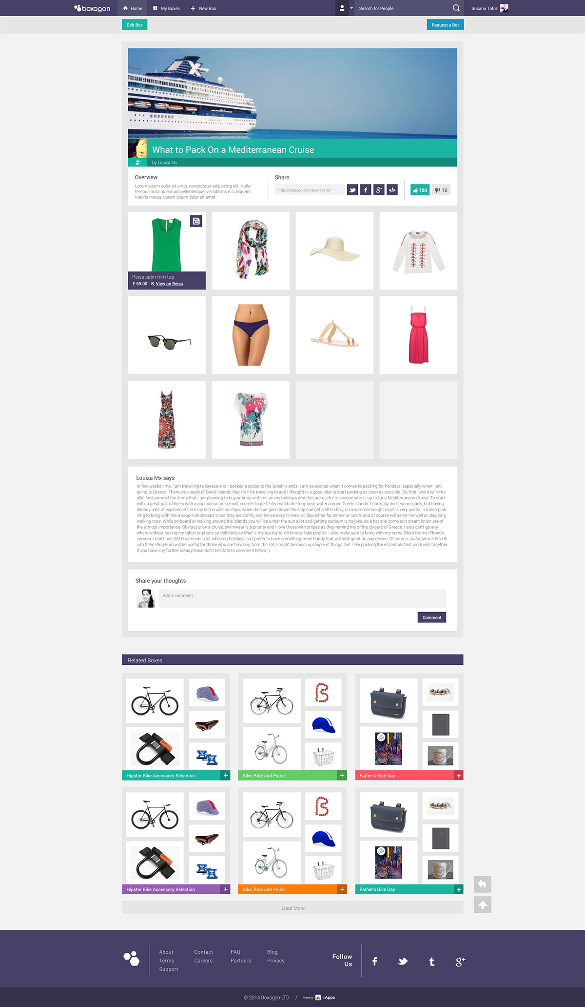 collections boxes lists products together community creating finding Create sports Items search seek Clothing app