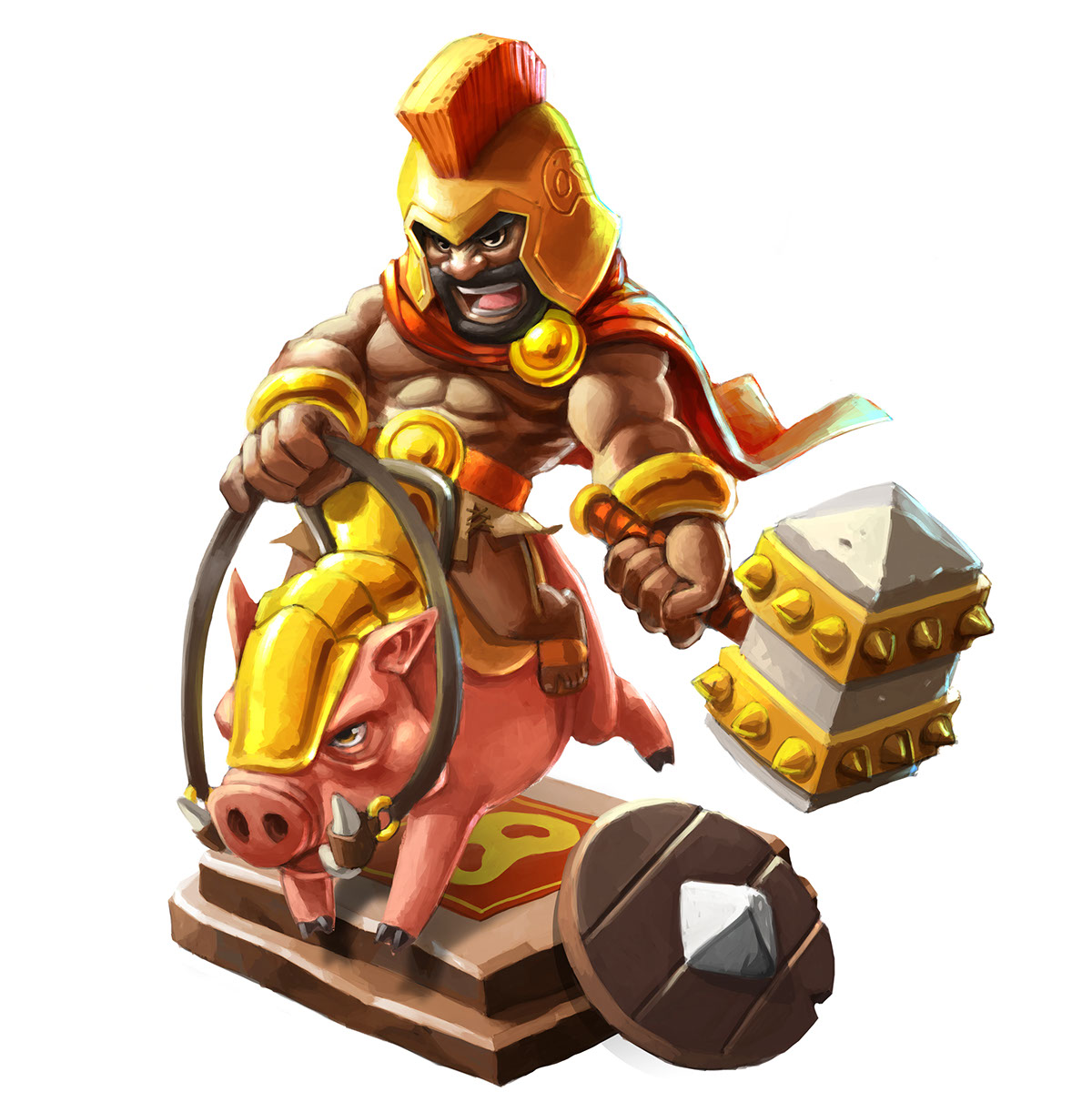 clash of clans wizard Hog Rider minion Iniative supercell