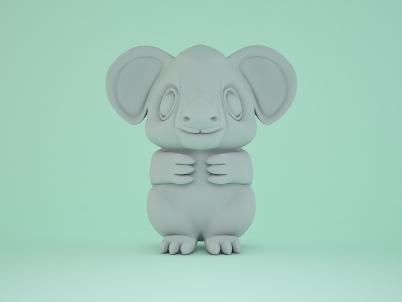 toy 3D design Character Character design  bear modelling