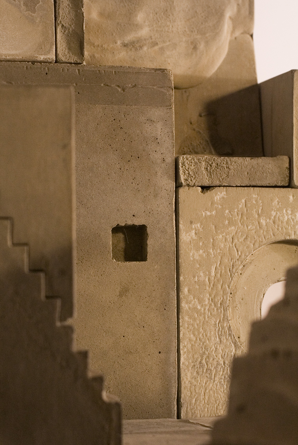 modular Space  Blocs cement art modern LeCorbusier concrete morroco casba marakesh Souk
