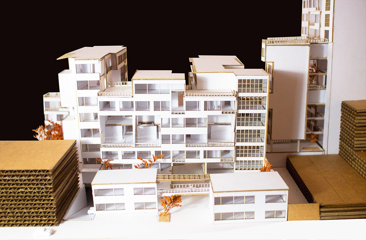architecture lima maqeuta model Residencial vivienda multifamiliar