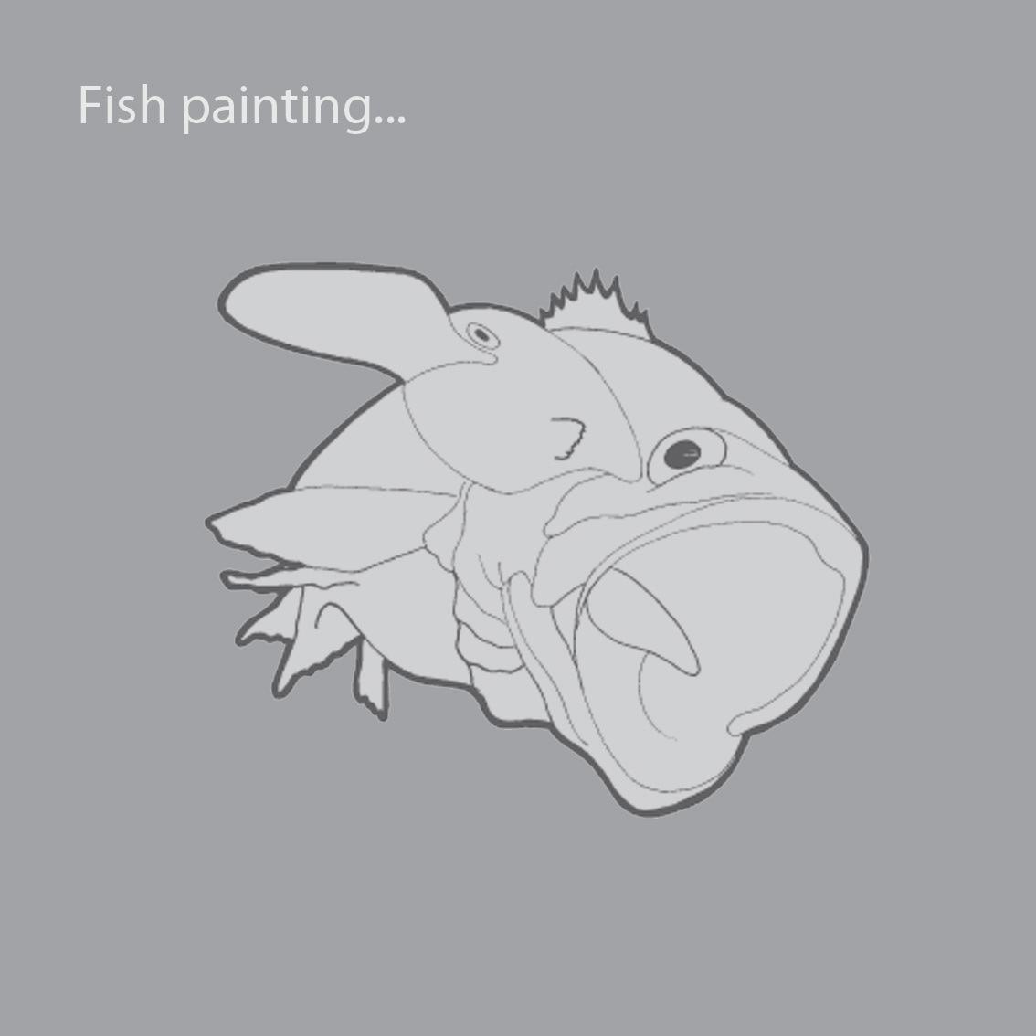 fish paint spray can