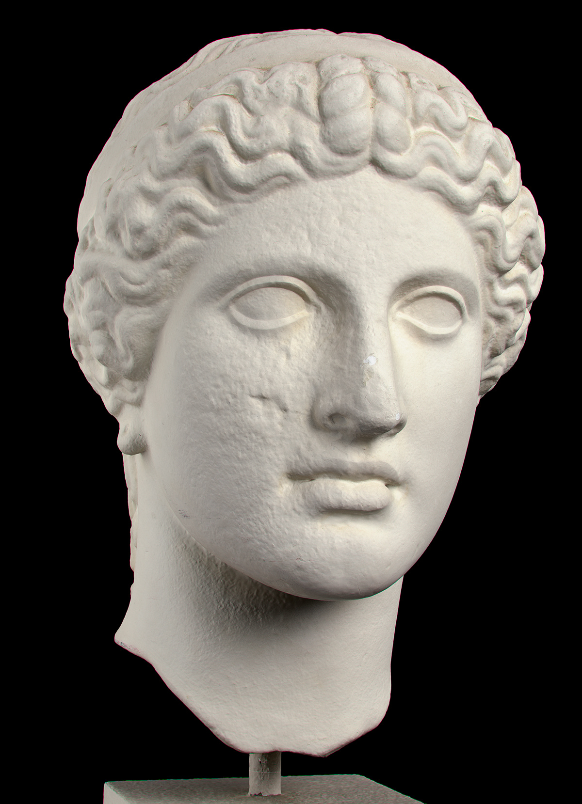 scan statue greek Ancient White realistic CGI 3D vray Photogrammetry Beautiful head woman sculpture