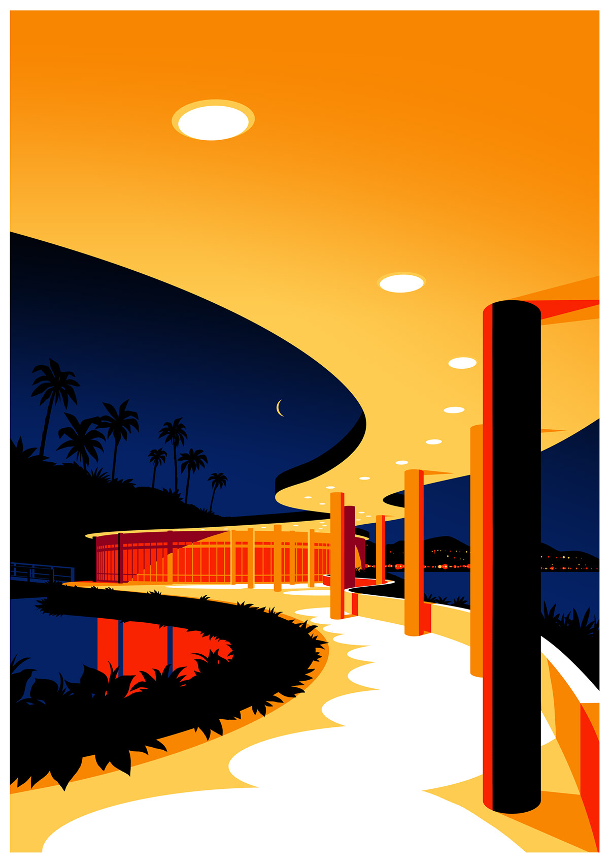 ILLUSTRATION  architecture modern Oscar Niemeyer