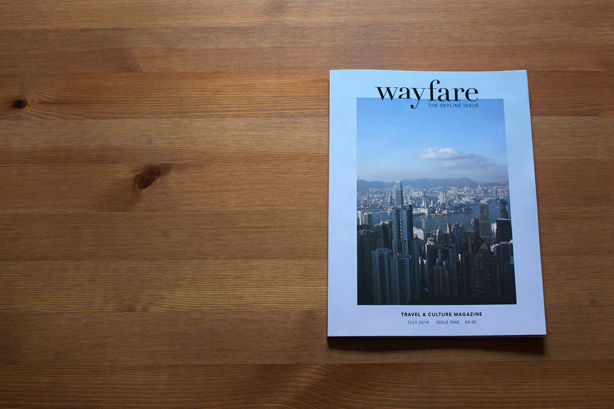 magazine editorial Wayfare laura verbaten Travel culture design graphic Nottingham Trent
