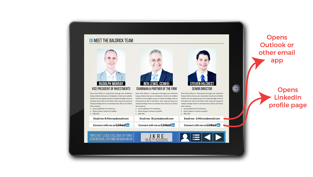 Offering Memorandum triple net lease nnn commercial real estate interactive Interactive PDF pdf brochure prospectus infographic tables Charts company profile real estate corporate