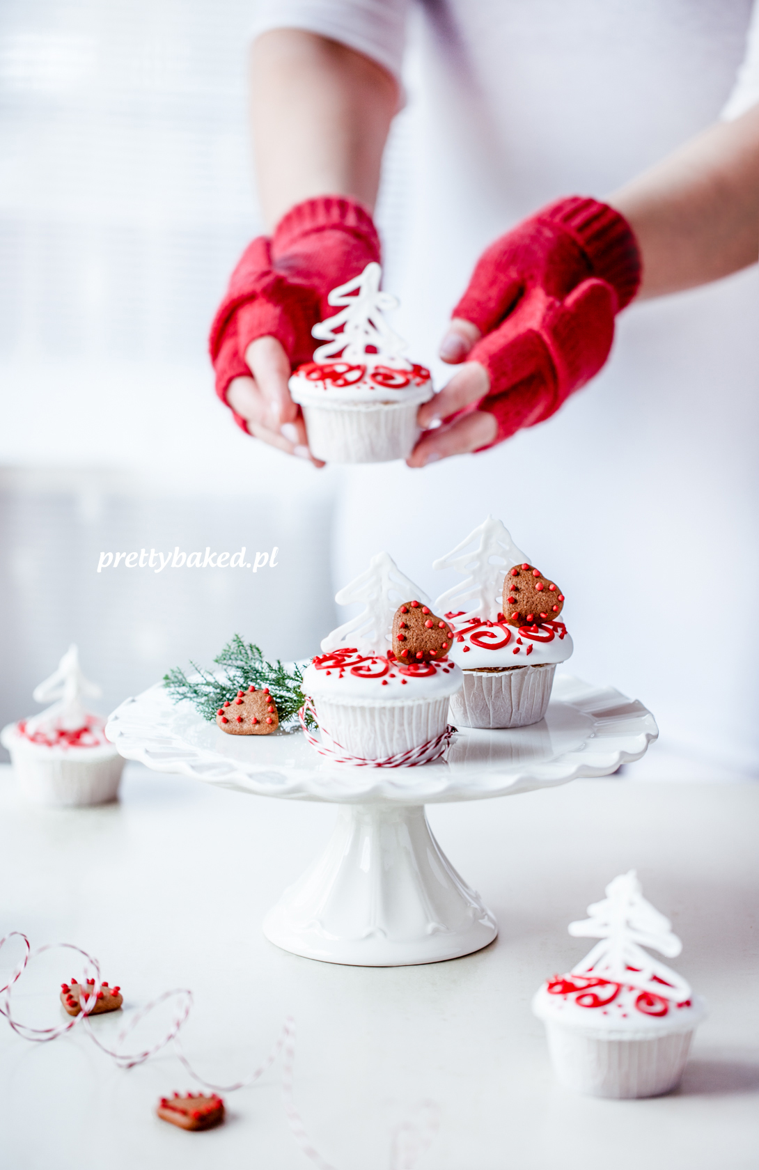 prettybaked prettybaked.pl baking styling  cooking xmas Christmas cupcake cupcakes jam icing White Food  sweet dessert