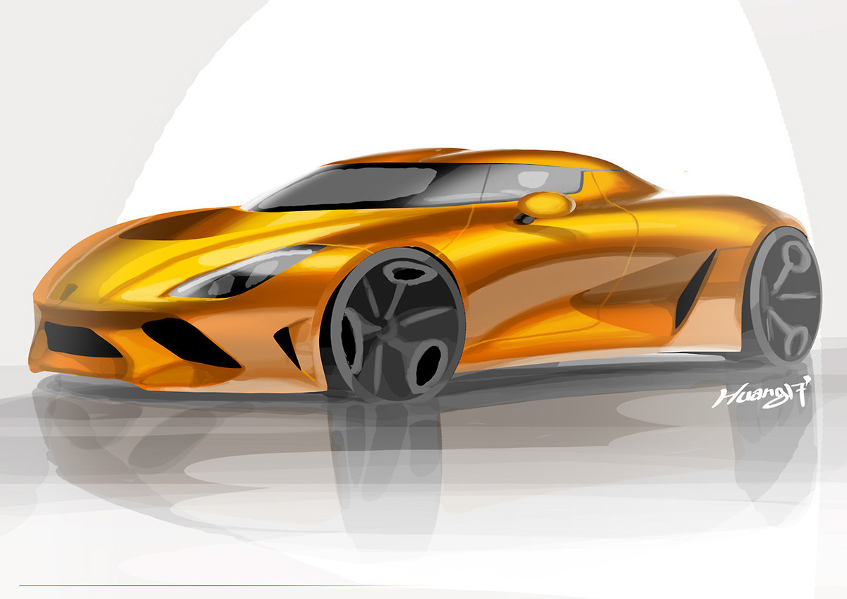Automotive design car sketch Vehicle Design car design portfolio concept car doodle experiments sketchbook digital painting