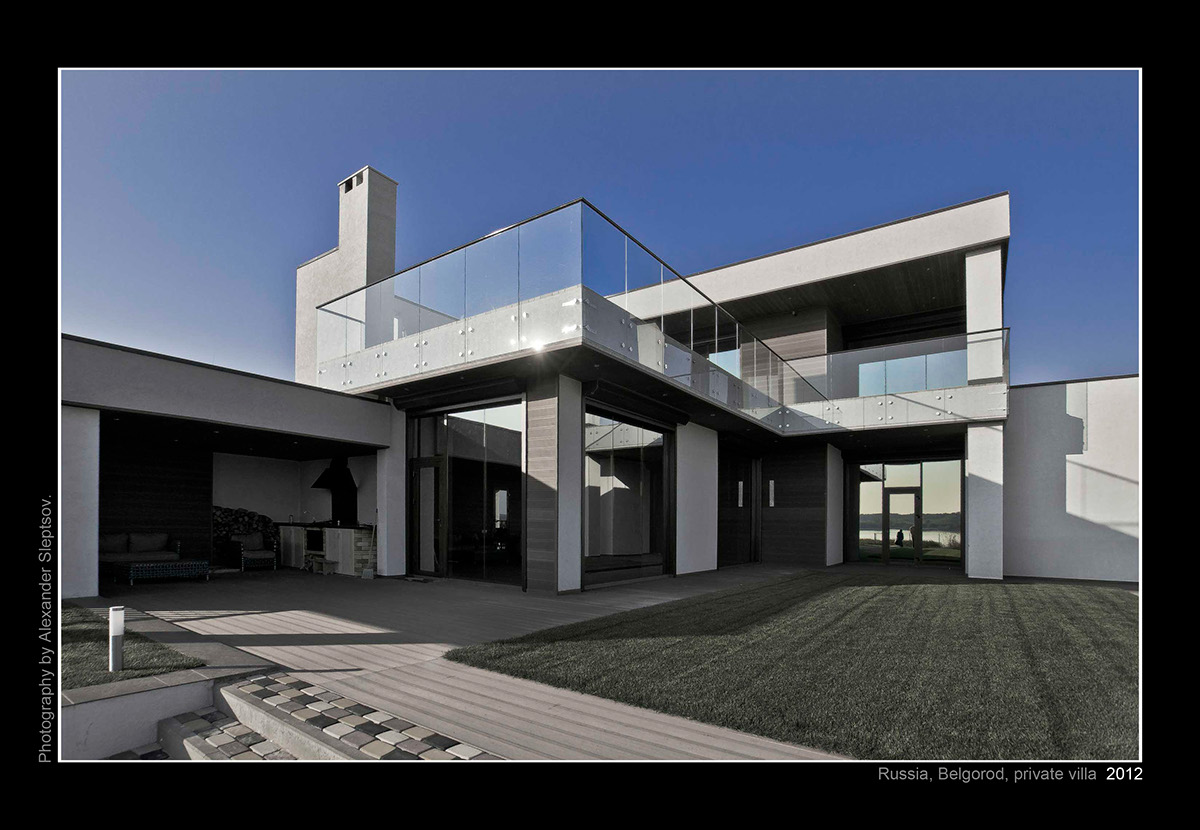 Villa Belgorod Sleptsov Design  icg Alex Sleptsov  Q8 Alex Villa Modern  Shalet Q8 Alex architect icg