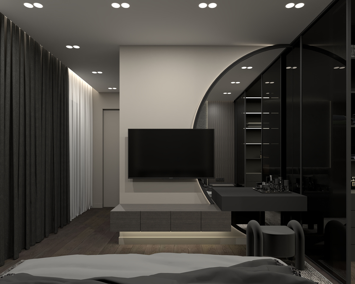 3D architecture design Interior modern SketchUP visualization vray