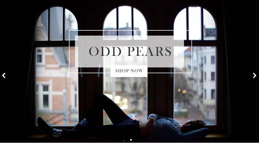 odd pears socks Fashion shop Online shop cute polka dots user experience development