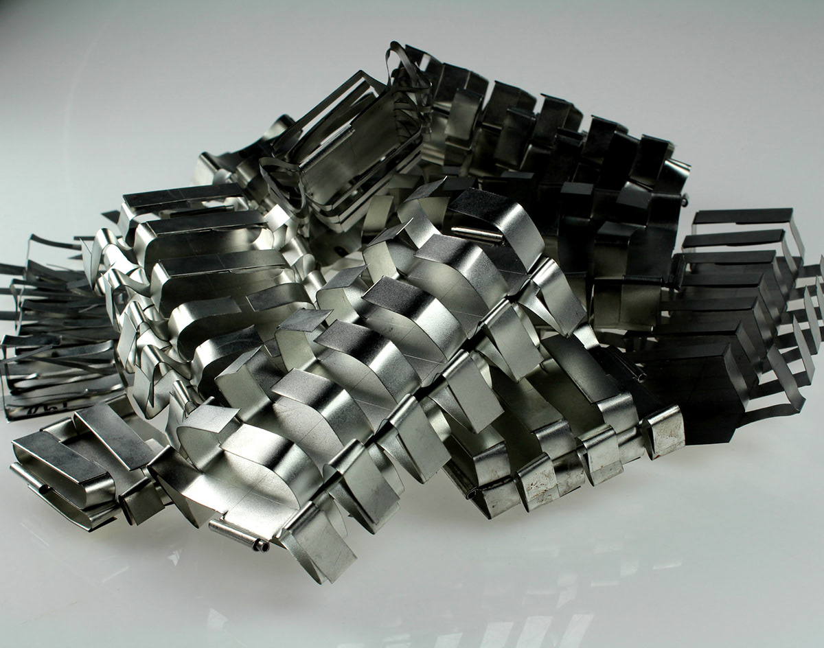 steel tin jaws mechanism fold hinges metal open close mass