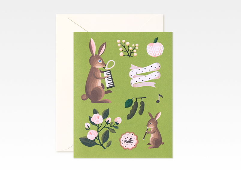Illustrated greeting cards animal illustration dessert illustration stationary