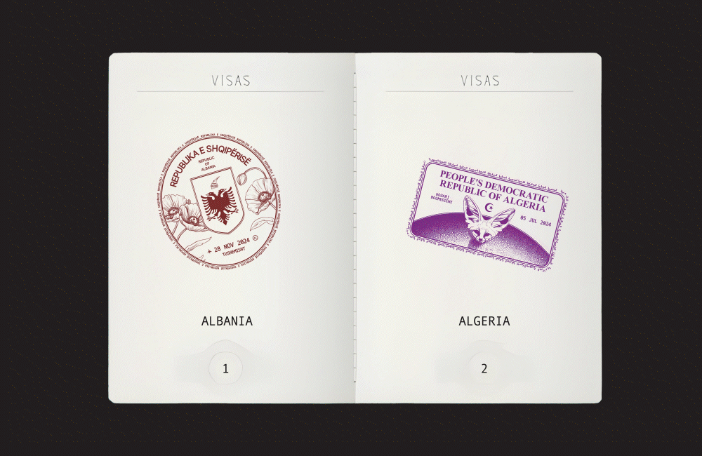 stamp design Graphic Designer Logo Design Passport graphic design 