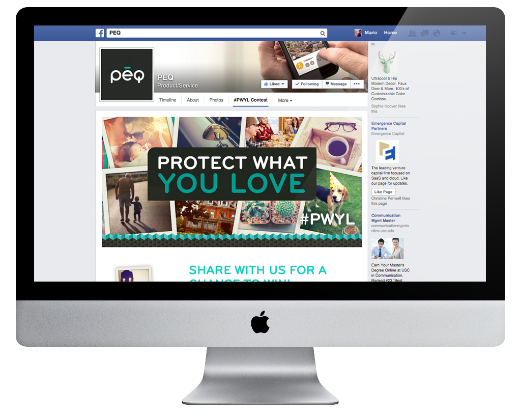 PEQ UGC Smart Home Eastwick mario mejia PWYL Protect What You Love facebook