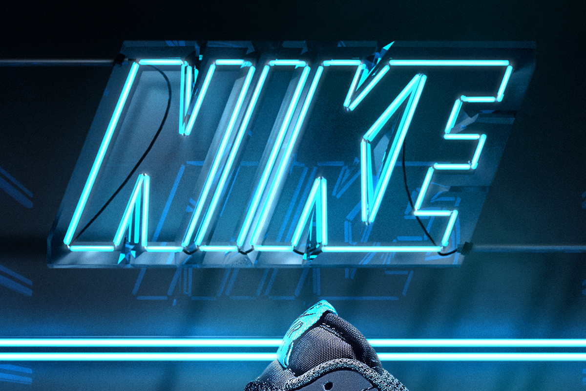 Nike af1 gamma blue neon CG1