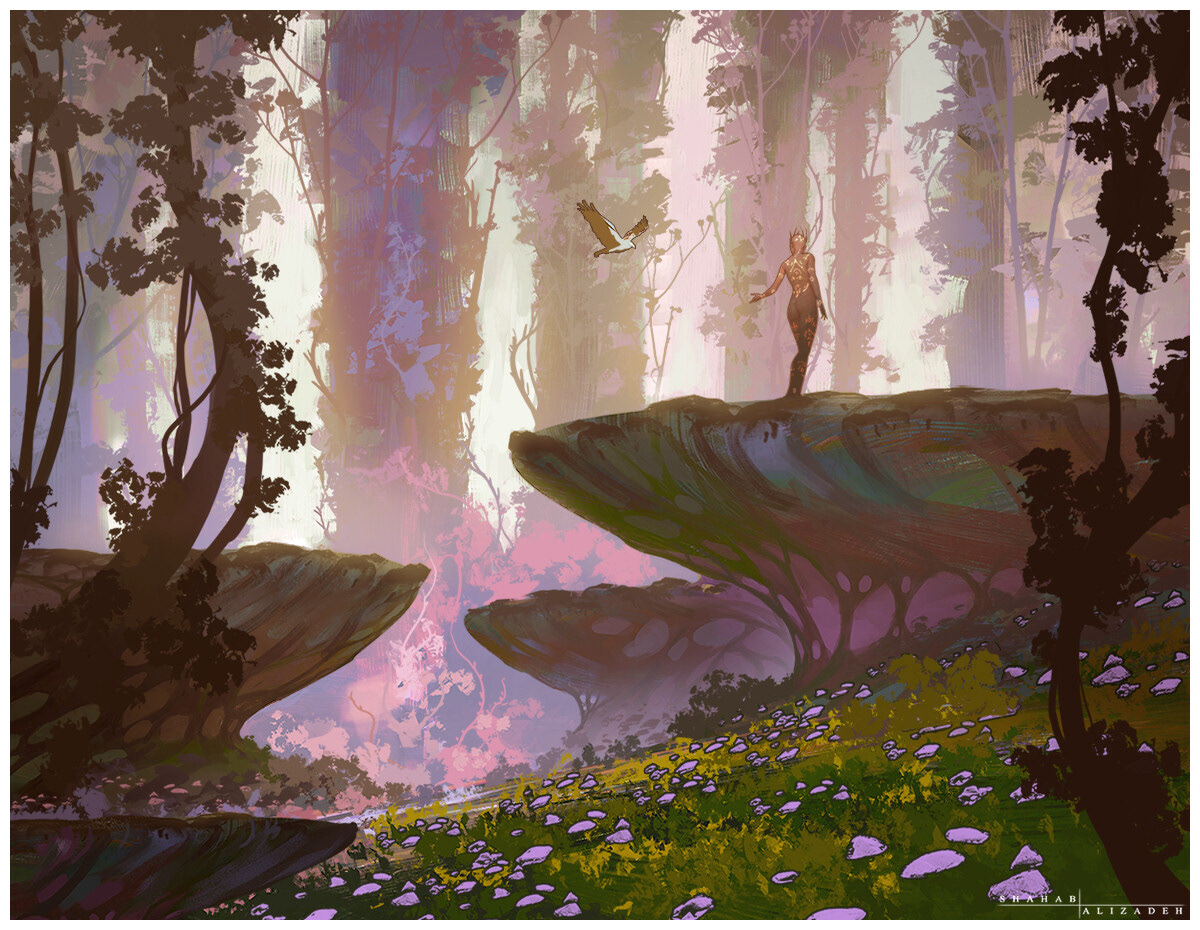 fantasy conceptart environment forest