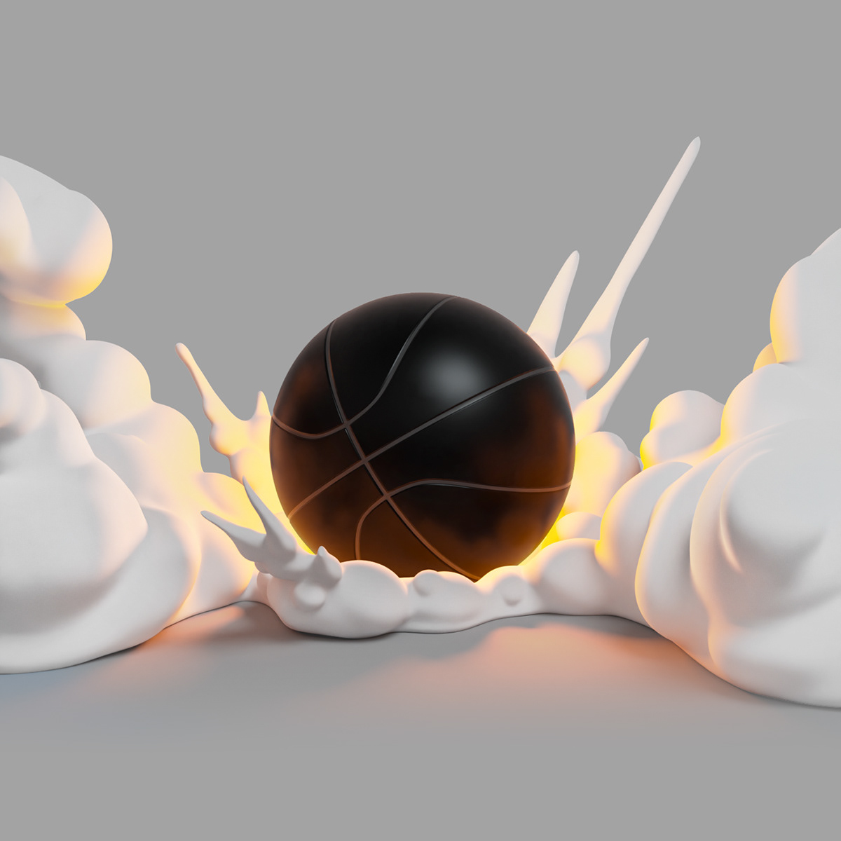 3D boom Cartoony catoonish clouds explosion CGI basketball Fashion  Sportswear