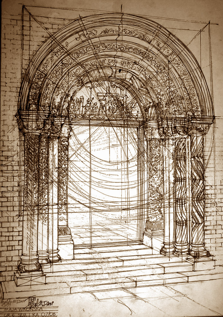 pencil gate church draw sketch sketchy drawings artwork art
