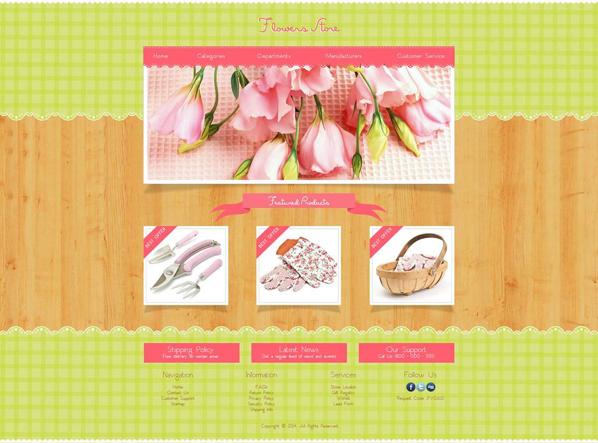 flat Responsive UI Food  Pet men sports beauty designer Flowers cupcake home decoration fishing real estate Travel