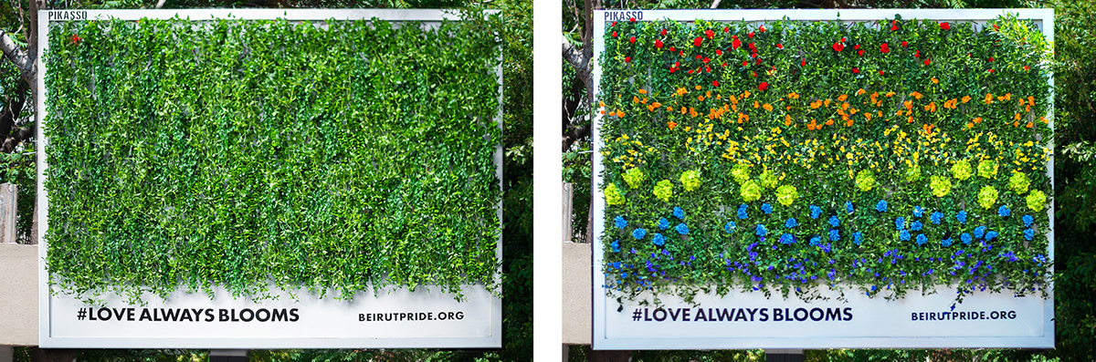 billboard Flowers impact LGBTQ Outdoor social media