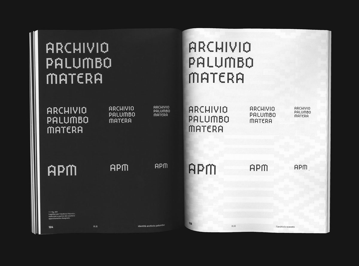 editorial type design identity matera Archive graphic design 