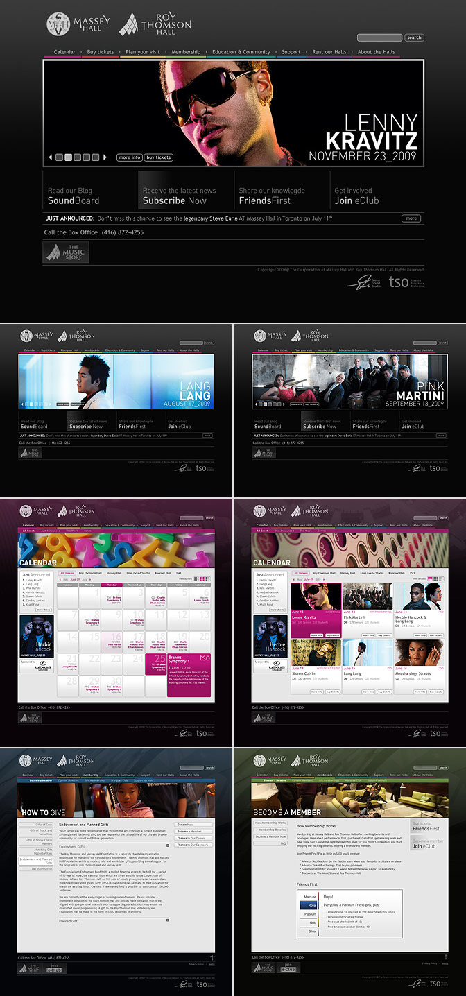 Collection digital Screen Design interaction interfaces banners Flash HTML code layouts