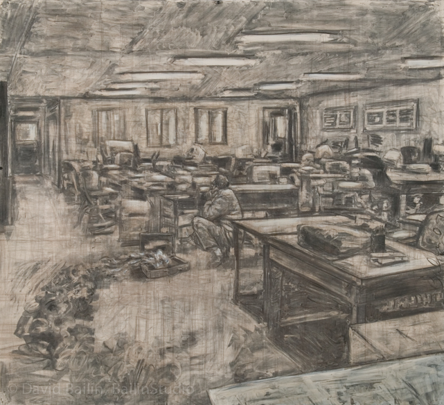 large scale drawing narrative