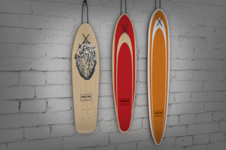 pegleg street cruisers skateboards vintage Surf