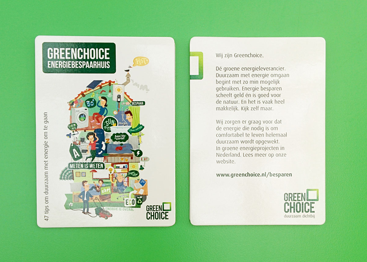 greenchoice green energy save house besparen Rotterdam Michiel moormann illustratie animatie giff energie duurzaam Sustainability