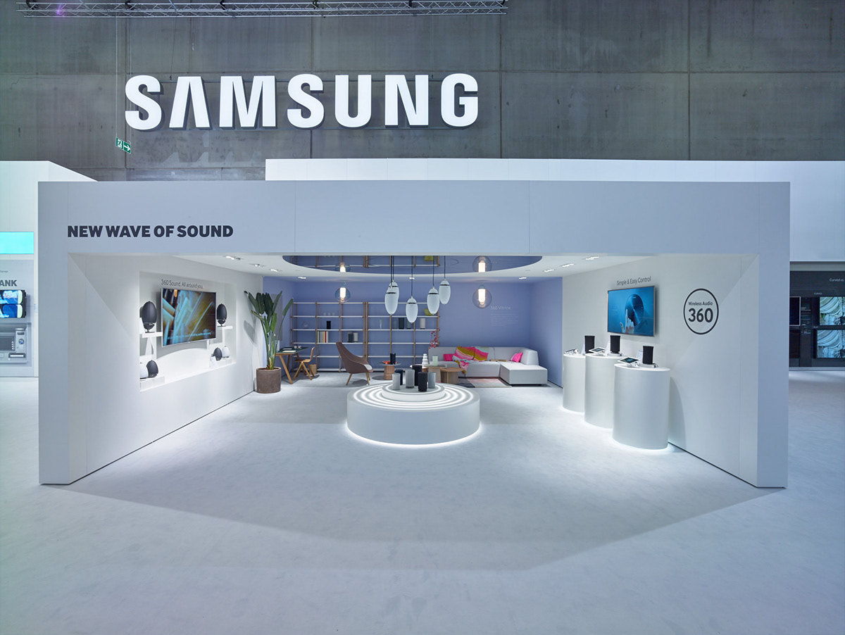 berlin booth Fair IFA Samsung space&design