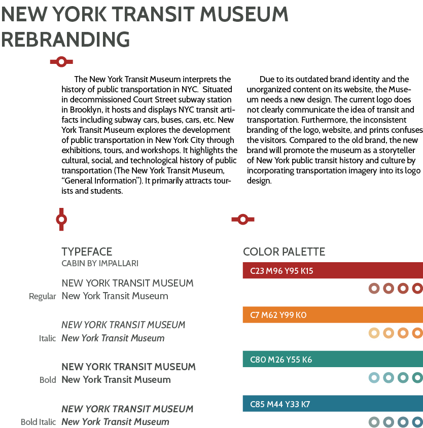 MTA New York Transit museum Logo Design Rebrand NYTM New York Transit