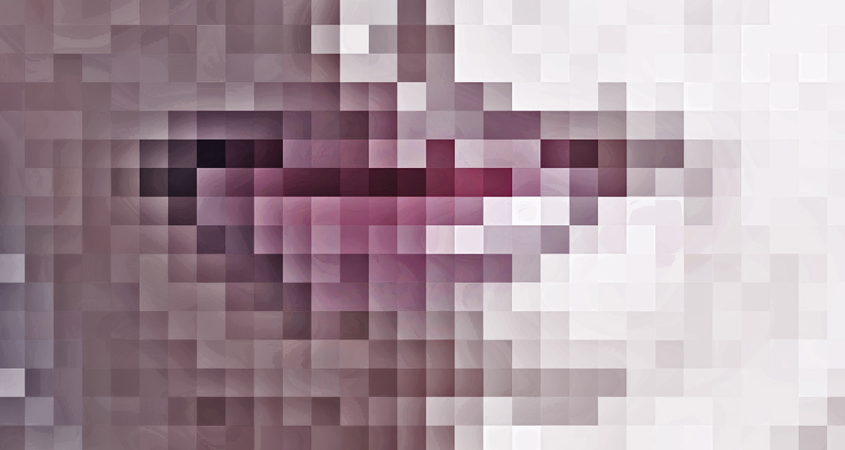 pixel poster face