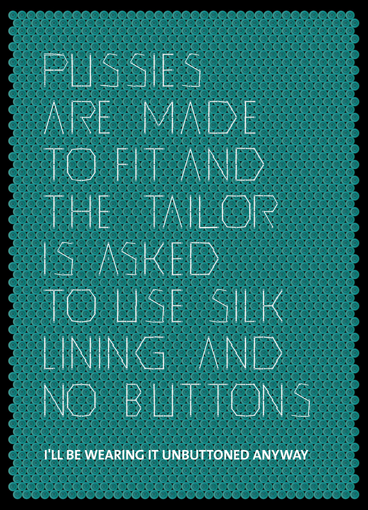 button textile thread tailor SILK