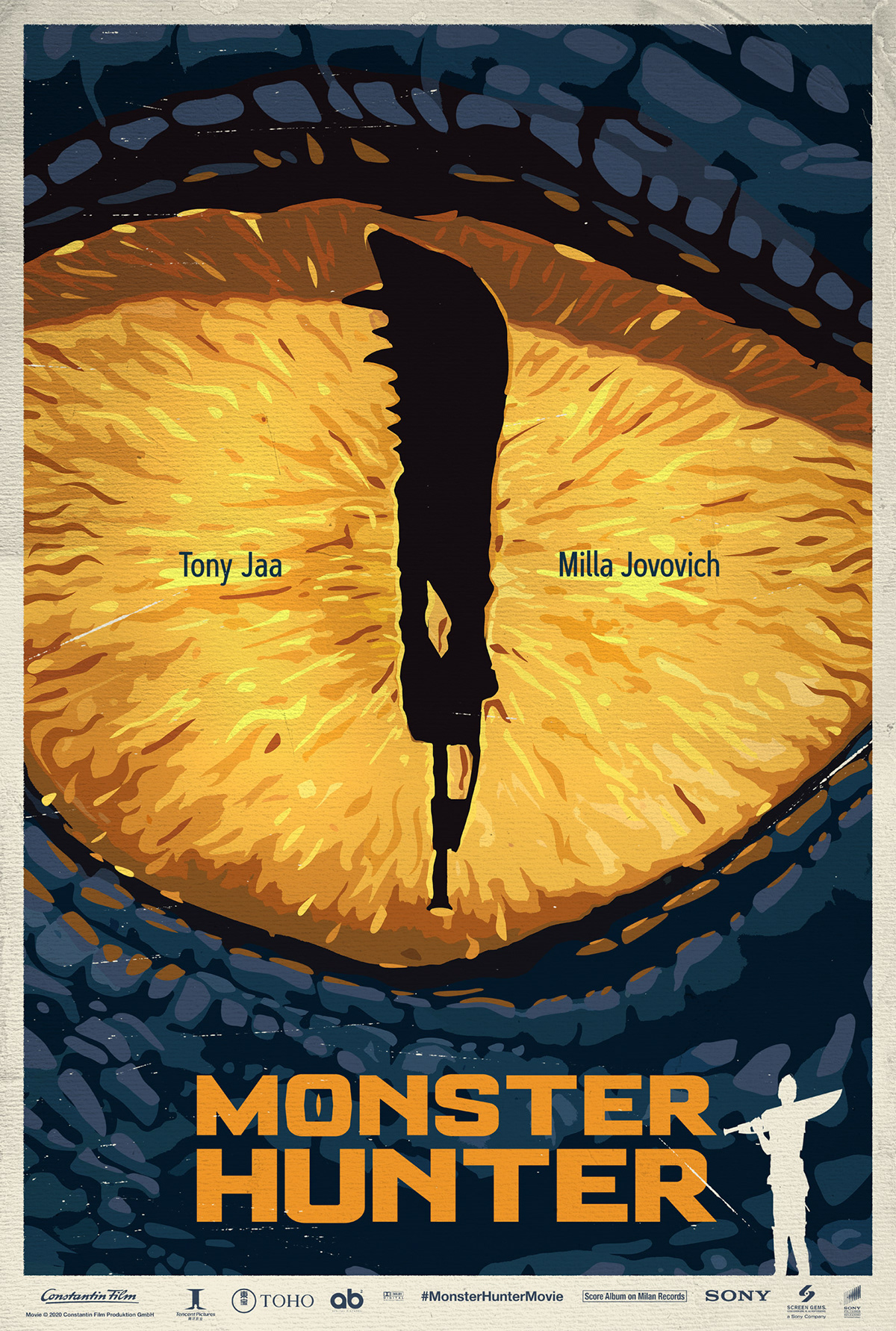 design fedchenko hunter monster movie poster