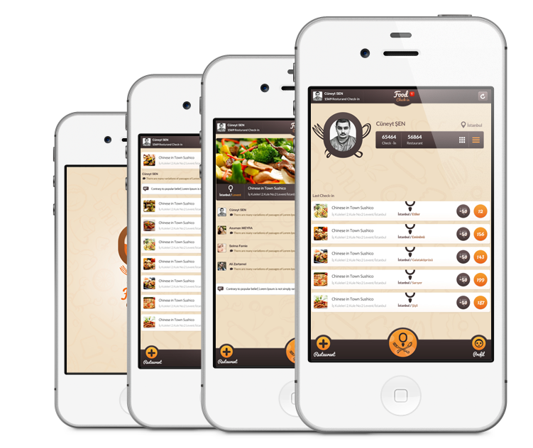 iphone apps phone Food  apple check-in mobile soft