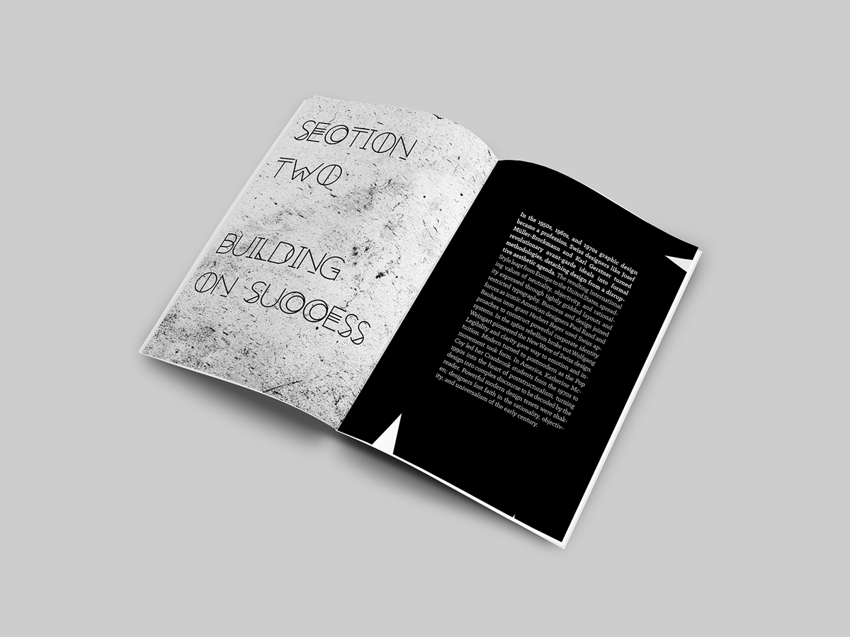 KCAI book design Design Theory modern