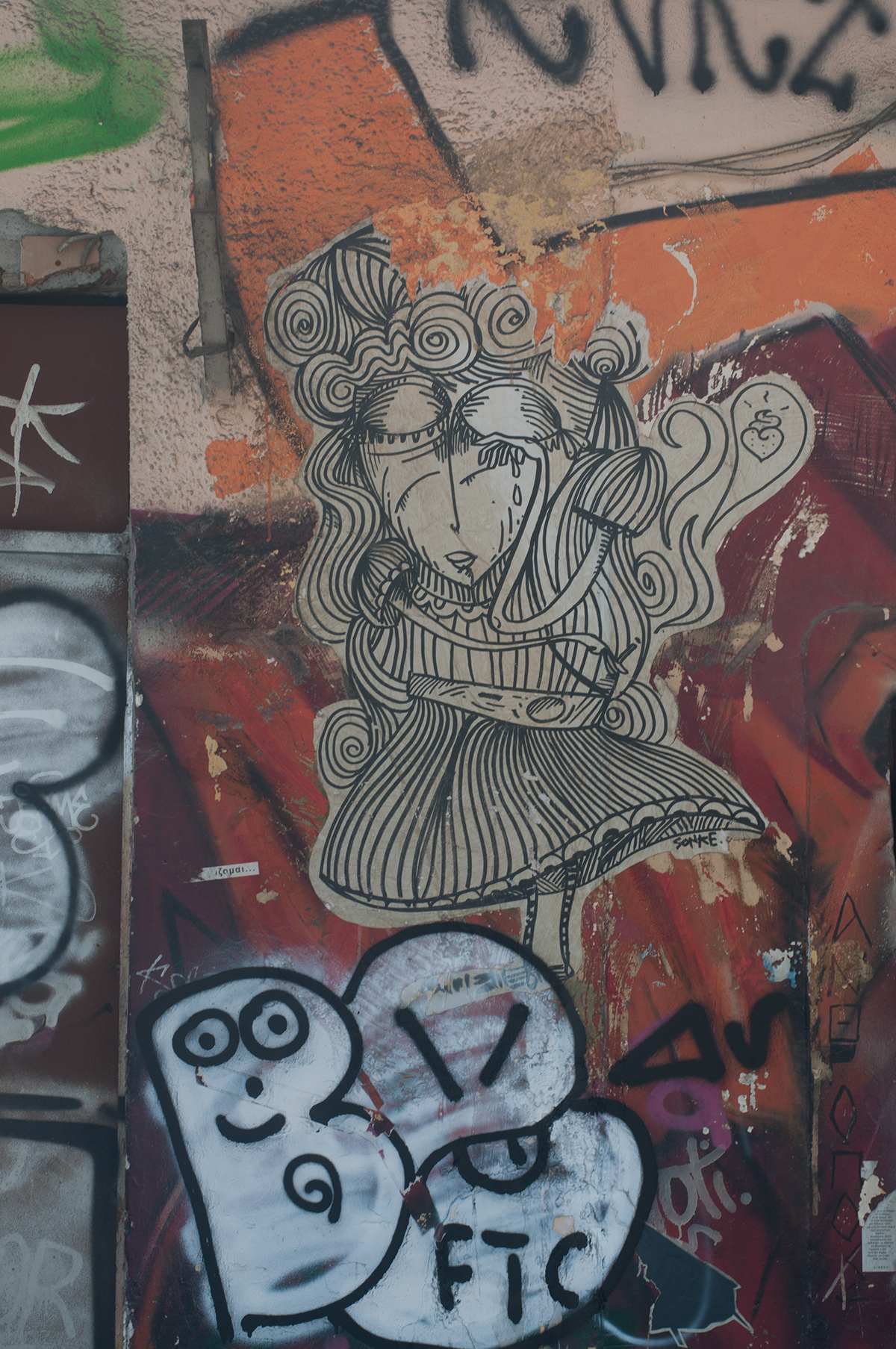 Hellas Greece greek oxi streetart graffitti paint Urban color Original fresh athens lesvos Mytilene cool
