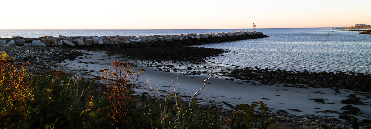 Adobe Portfolio sunset Sunrise Landscape seascape new hampshire beach Ocean rye hampton moon