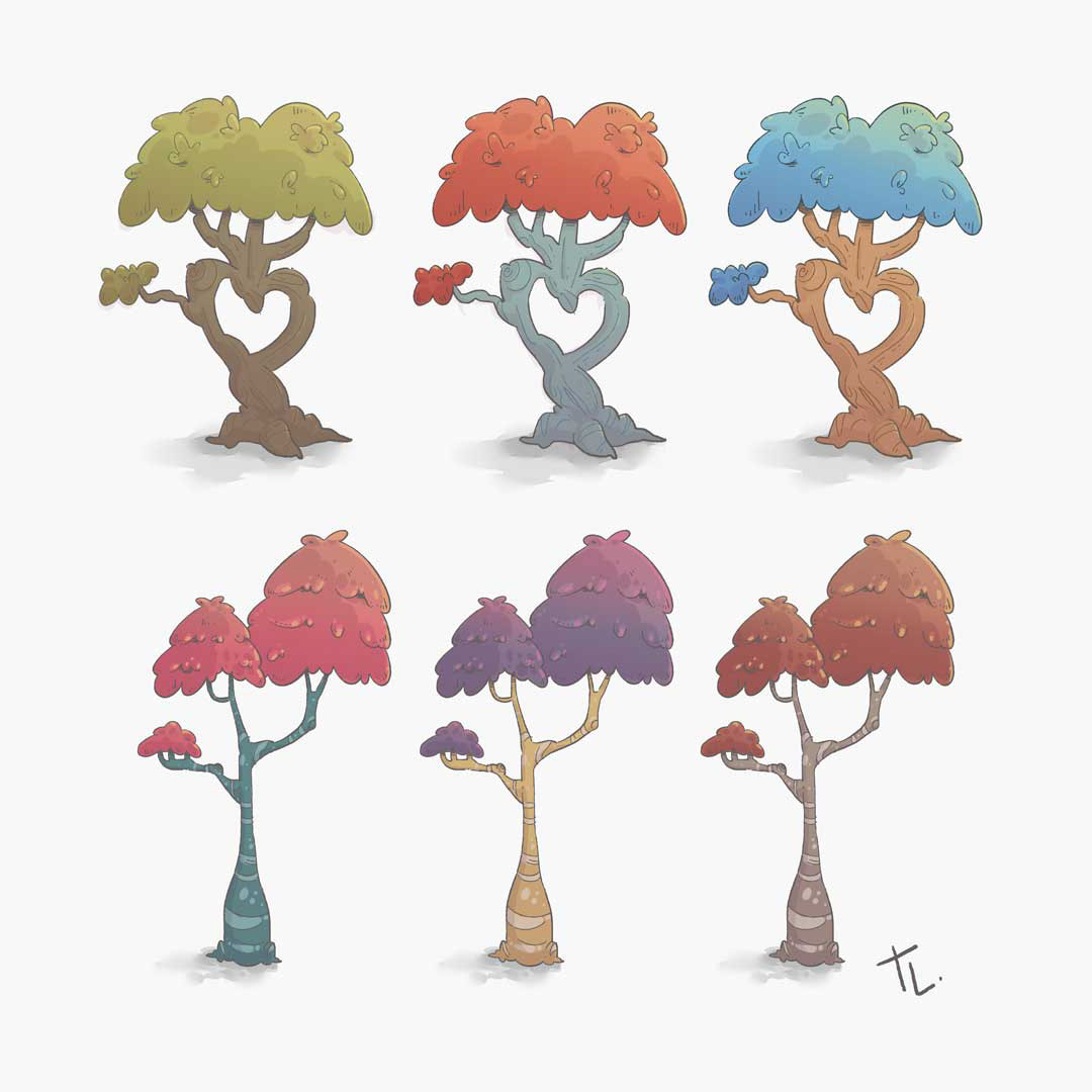 Silhouette concept art Tree  Nature