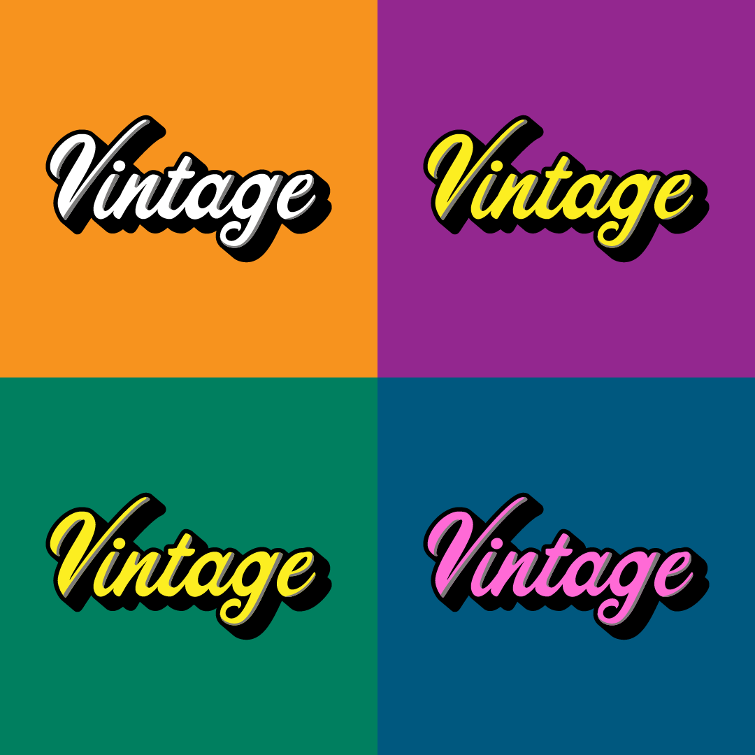 designer graphics Illustrator Logo Design text vector Vector Illustration vintage