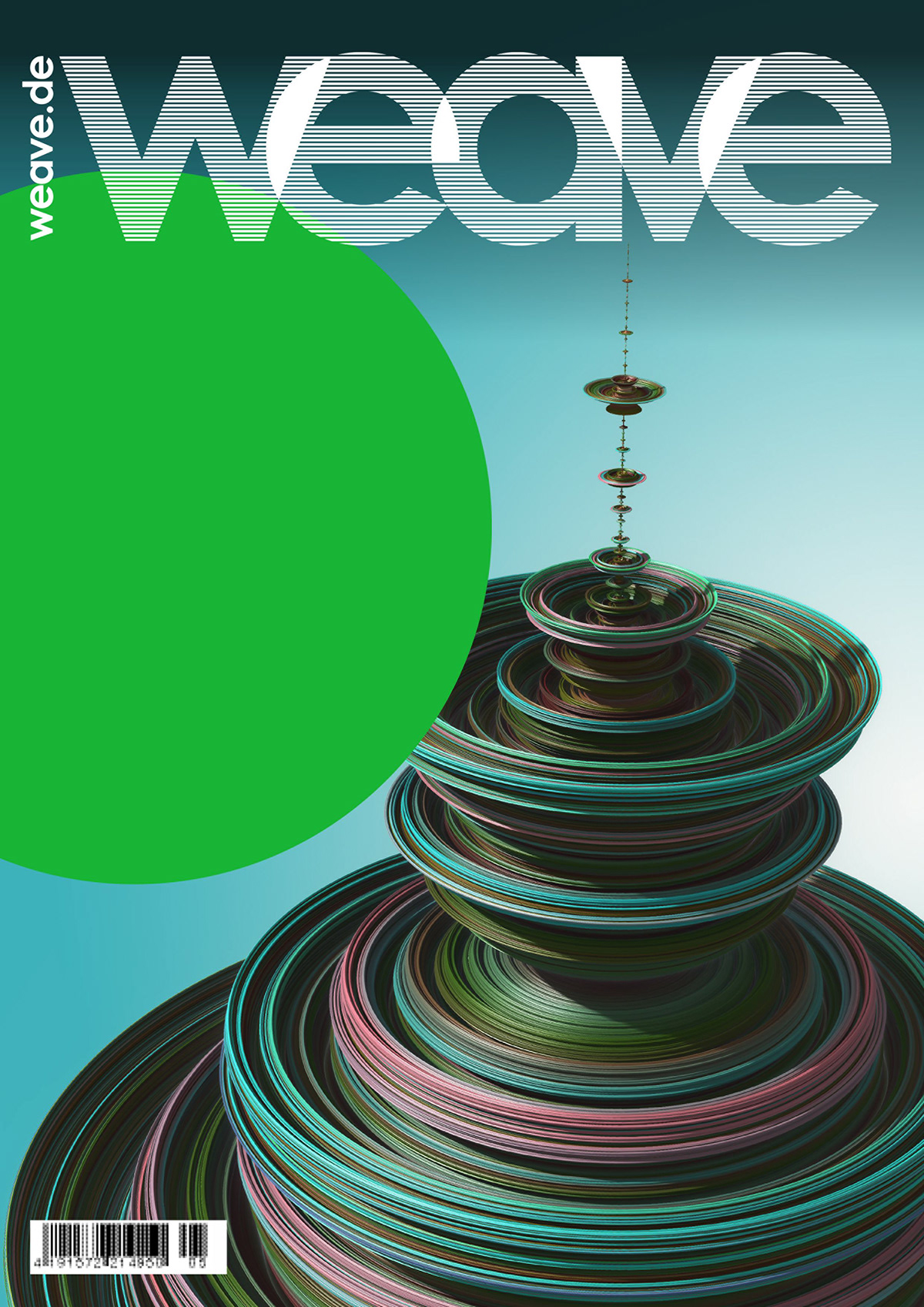 weave magazine Florian Wachter cover design mandelbrot mandelbulber fraktale 