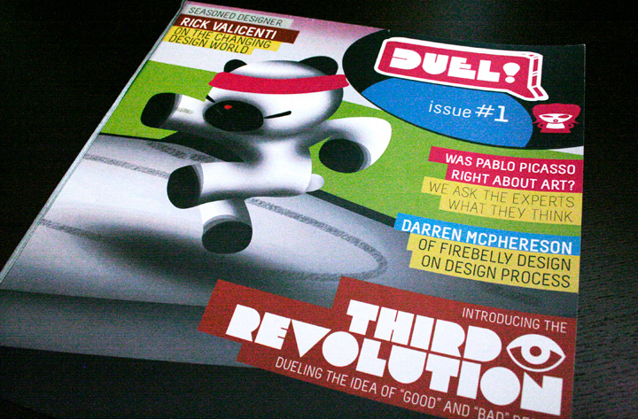 magazine colorful duel  publication  editorial interviews studio design agency