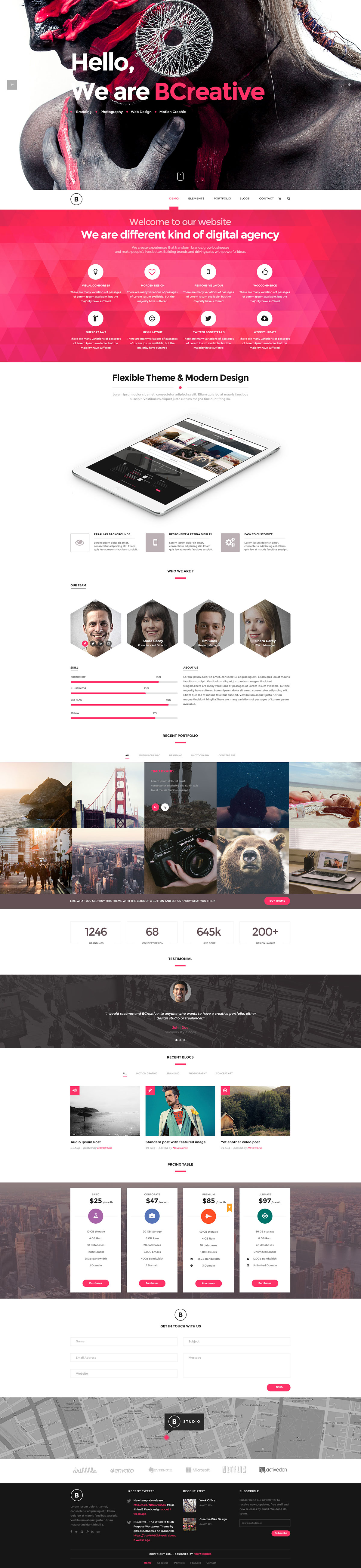 creative corporate Multipurpose Web Desig UI/UX Design